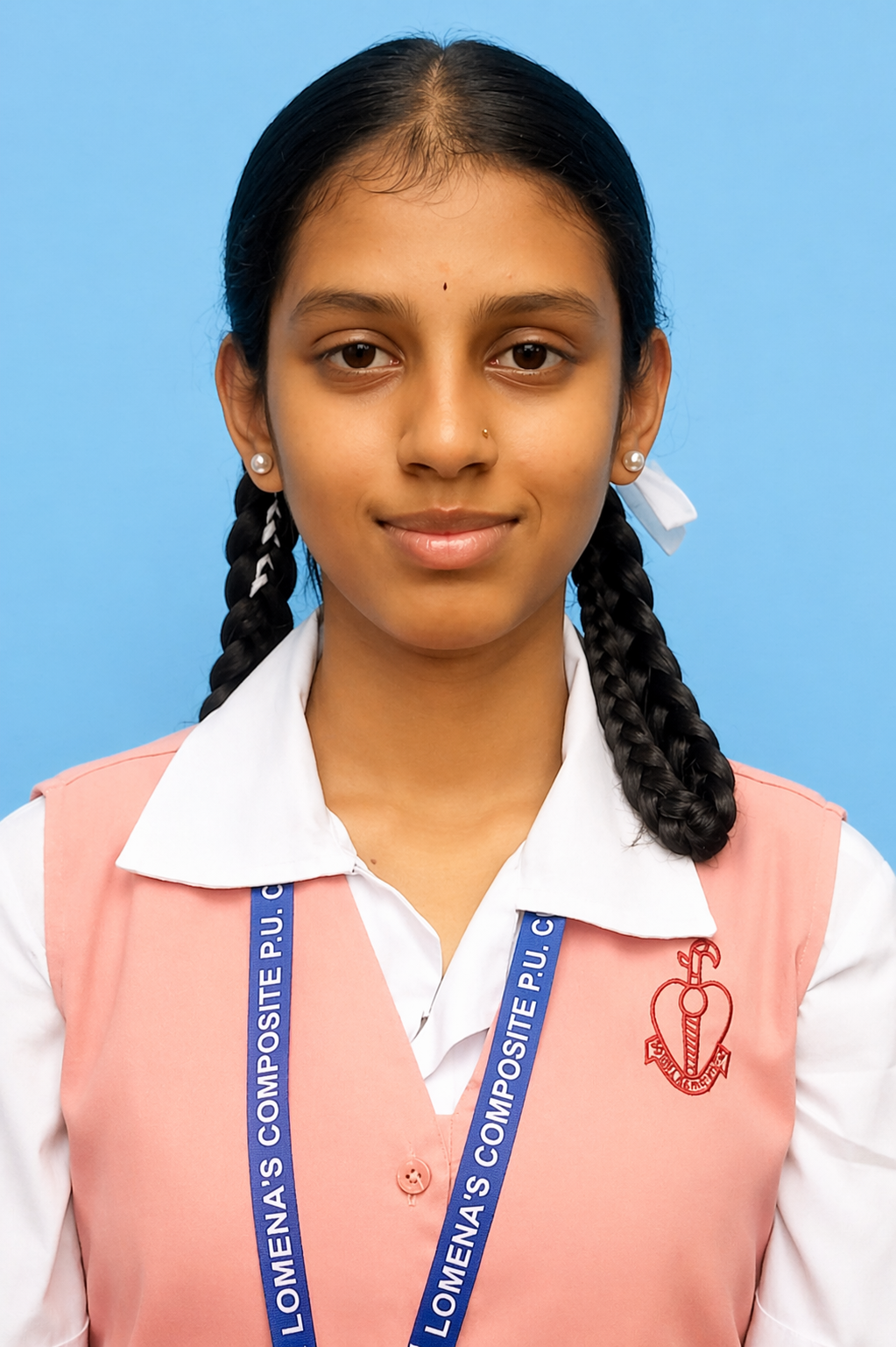 Niveditha K - 97.6% in SSLC (Grade 10) - English Medium
